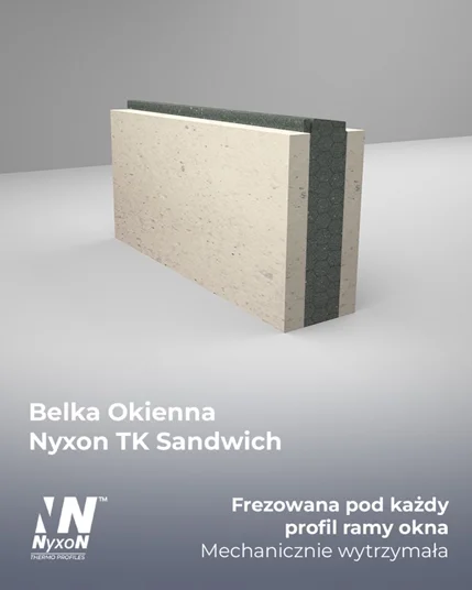 Belka Okienna Nyxon TK Sandwich - trwałość, energooszczędność i komfort dla Twojego domu